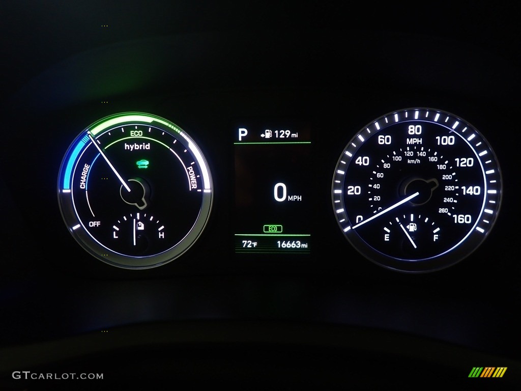 2019 Hyundai Sonata Hybrid Limited Gauges Photos