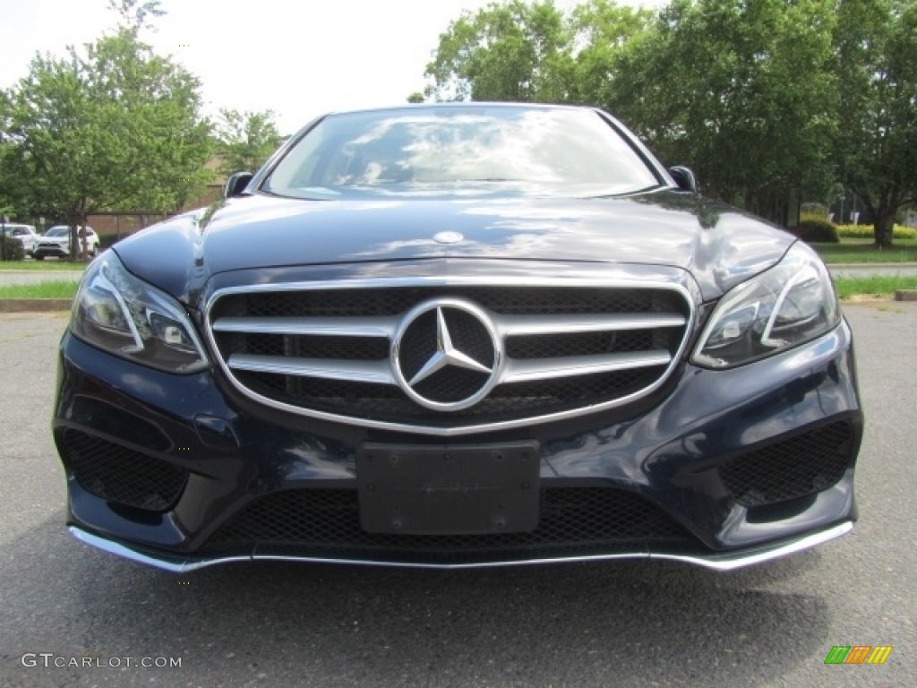 2015 E 350 4Matic Sedan - Lunar Blue Metallic / Silk Beige/Espresso Brown photo #4