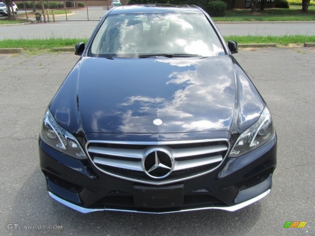 2015 E 350 4Matic Sedan - Lunar Blue Metallic / Silk Beige/Espresso Brown photo #5