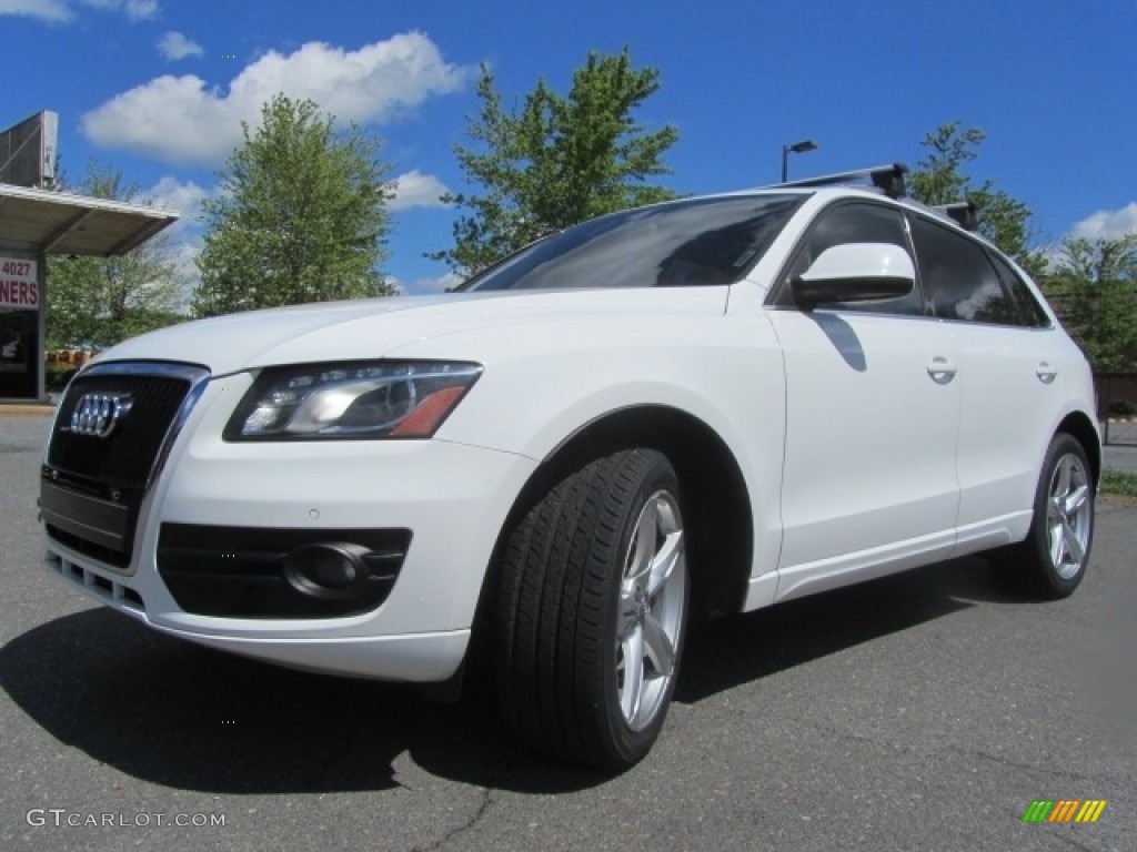2009 Q5 3.2 Prestige quattro - Ibis White / Cardamom Beige photo #6