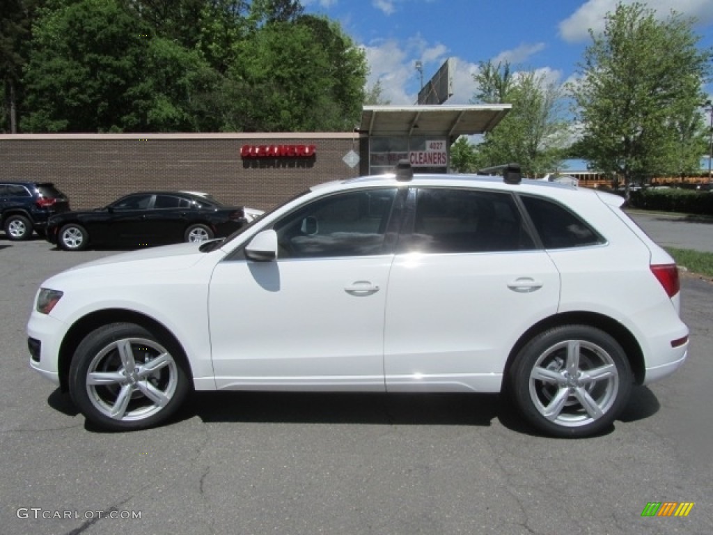 2009 Q5 3.2 Prestige quattro - Ibis White / Cardamom Beige photo #7
