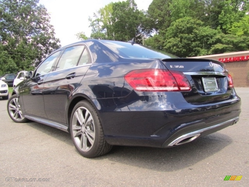 2015 E 350 4Matic Sedan - Lunar Blue Metallic / Silk Beige/Espresso Brown photo #8