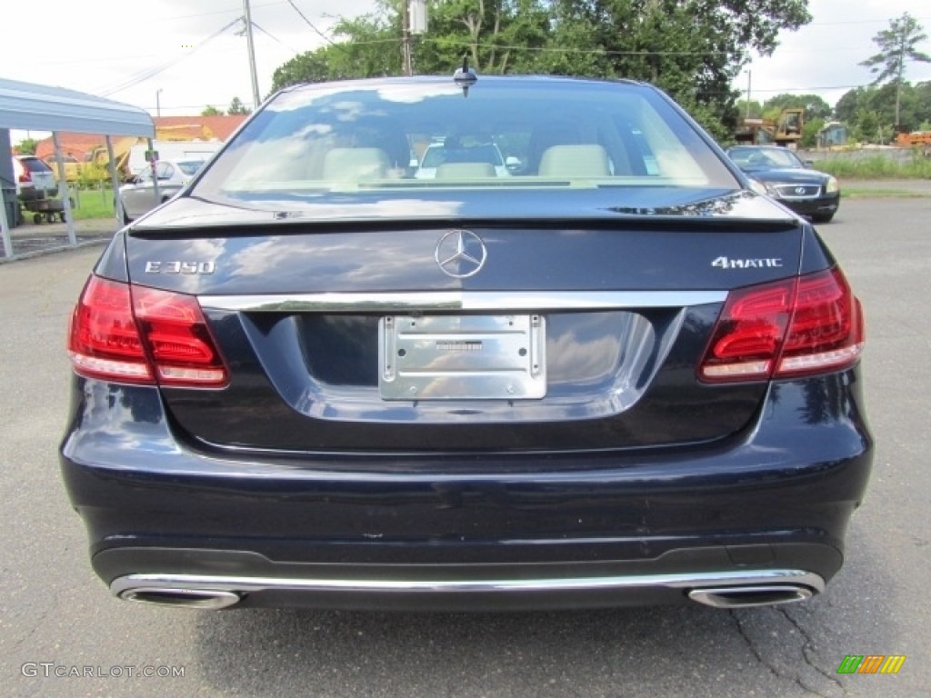 2015 E 350 4Matic Sedan - Lunar Blue Metallic / Silk Beige/Espresso Brown photo #9