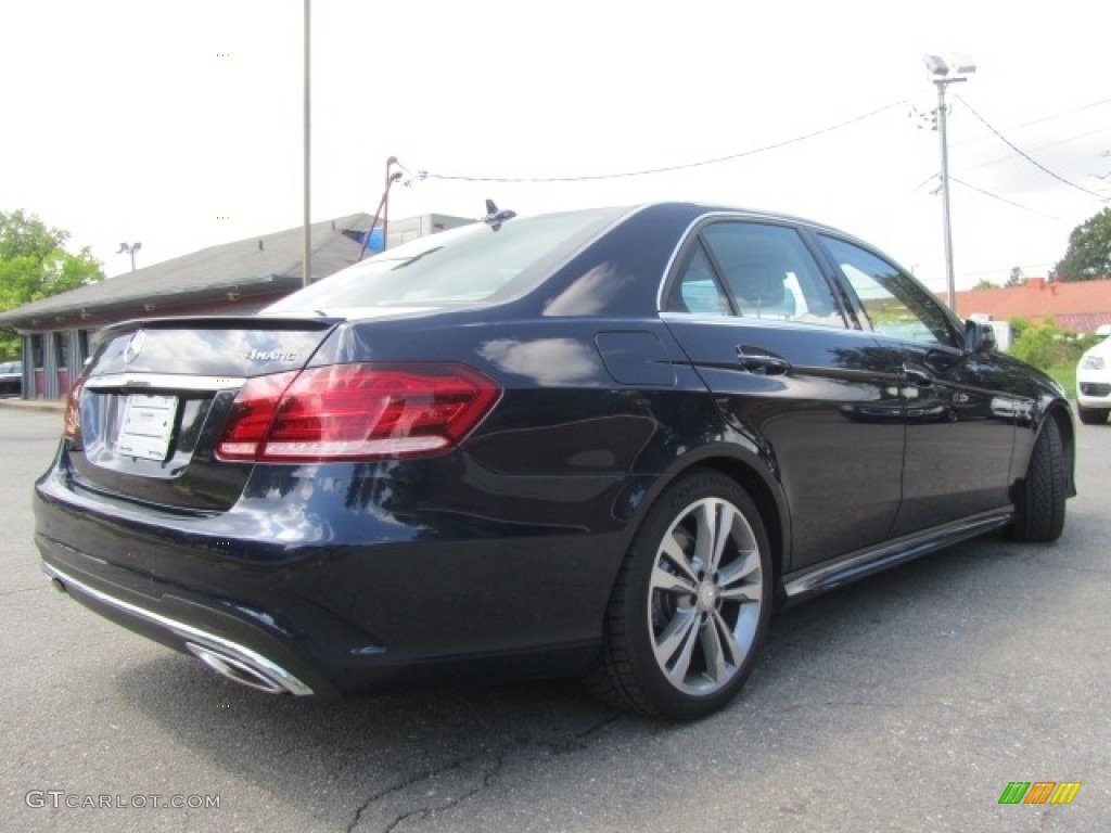 2015 E 350 4Matic Sedan - Lunar Blue Metallic / Silk Beige/Espresso Brown photo #10