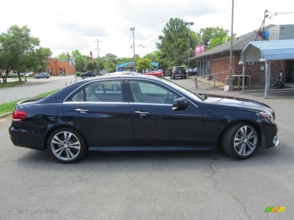 2015 E 350 4Matic Sedan - Lunar Blue Metallic / Silk Beige/Espresso Brown photo #11