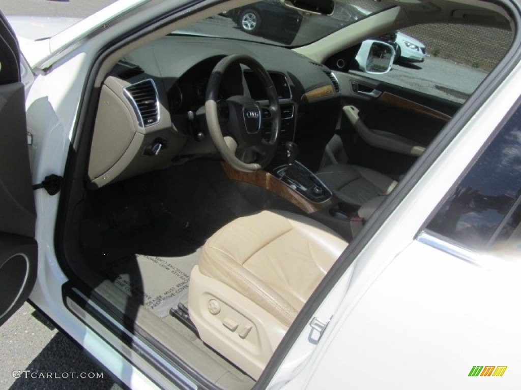 2009 Q5 3.2 Prestige quattro - Ibis White / Cardamom Beige photo #17