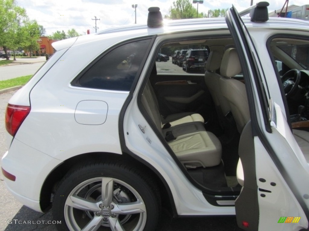 2009 Q5 3.2 Prestige quattro - Ibis White / Cardamom Beige photo #25