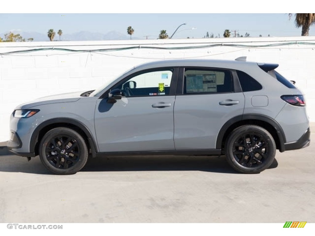 Urban Gray Pearl 2024 Honda HR-V Sport Exterior Photo #146250355