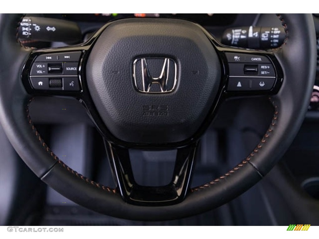 2024 Honda HR-V Sport Black Steering Wheel Photo #146250400