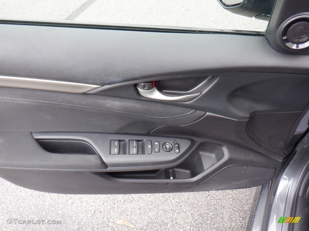 2021 Civic EX Hatchback - Polished Metal Metallic / Black photo #10