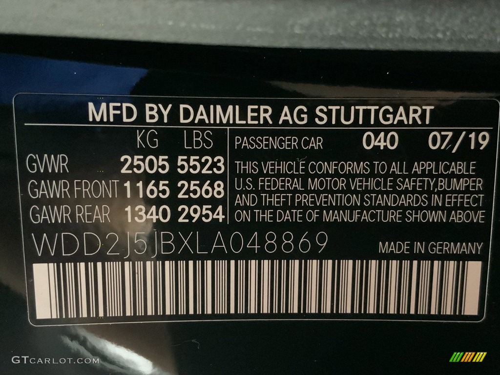 2020 CLS 450 Coupe - Black / Black photo #36