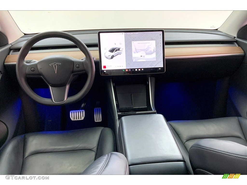 2020 Model Y Long Range - Pearl White Multi-Coat / Black photo #15