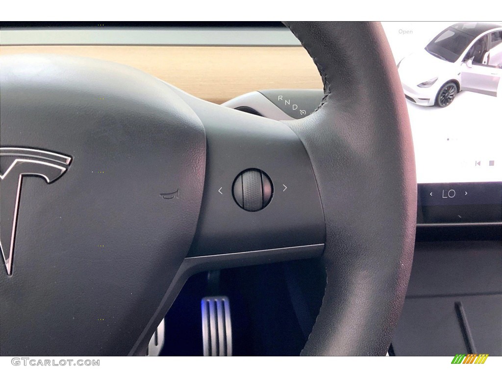 2020 Model Y Long Range - Pearl White Multi-Coat / Black photo #22