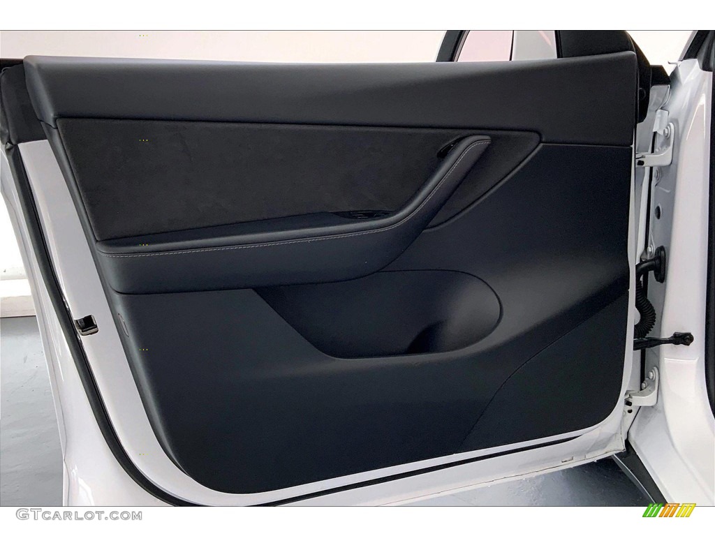 2020 Model Y Long Range - Pearl White Multi-Coat / Black photo #26