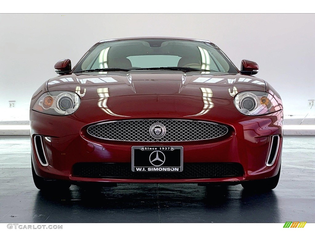 2010 XK XK Coupe - Claret Red Metallic / Caramel photo #2