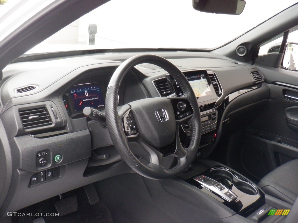 2020 Honda Passport Elite AWD Black Dashboard Photo #146252814