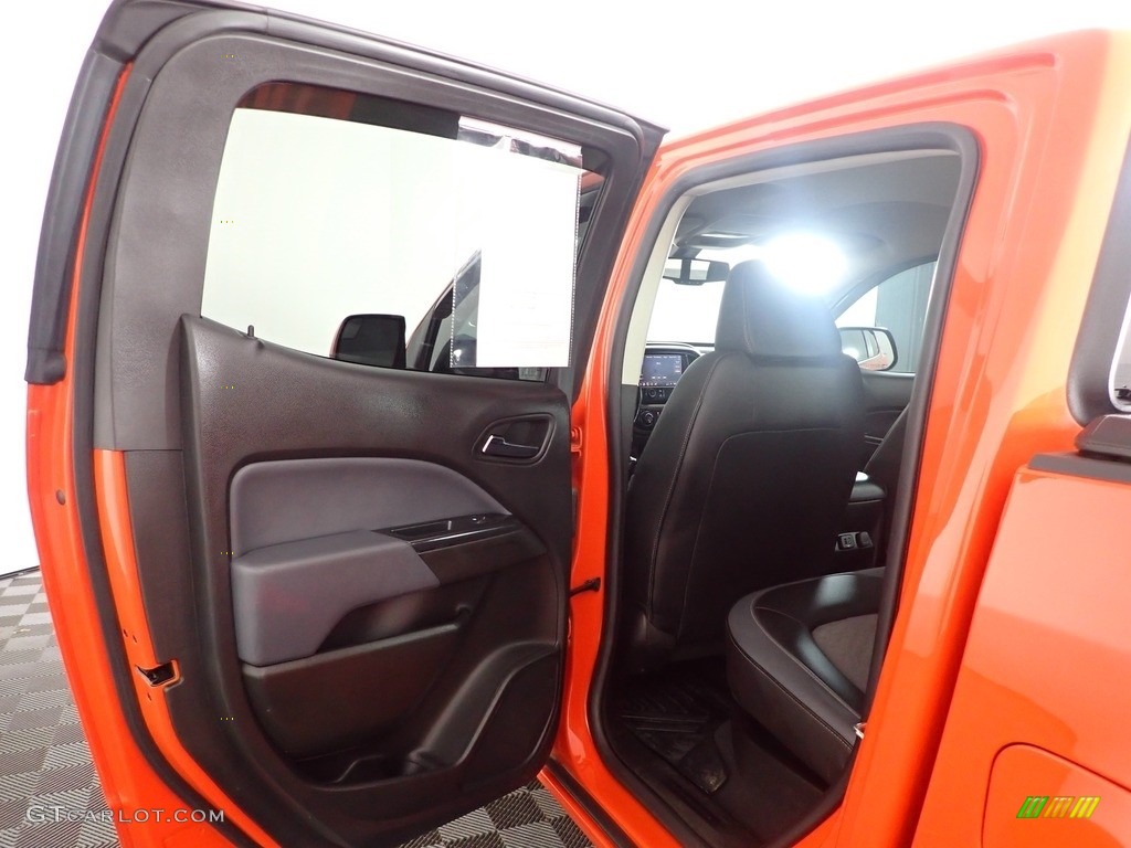 2019 Colorado Z71 Crew Cab 4x4 - Crush (Orange) / Jet Black photo #25