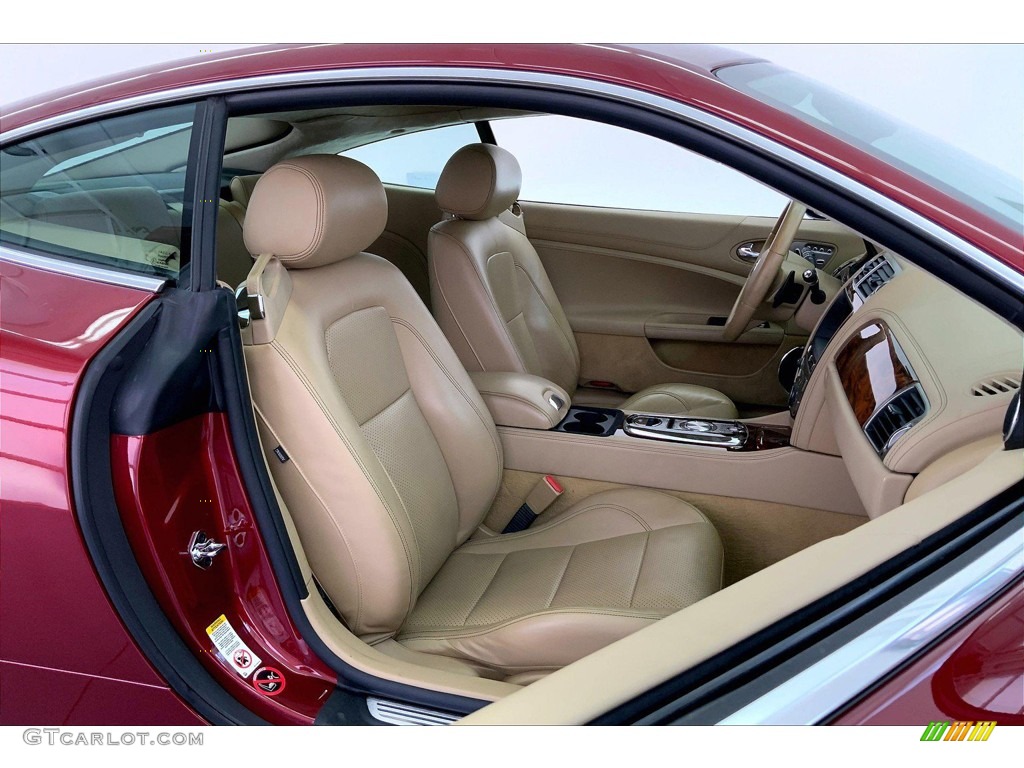 Caramel Interior 2010 Jaguar XK XK Coupe Photo #146252850