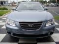 2009 Medium Silver Blue Hyundai Sonata GLS  photo #10