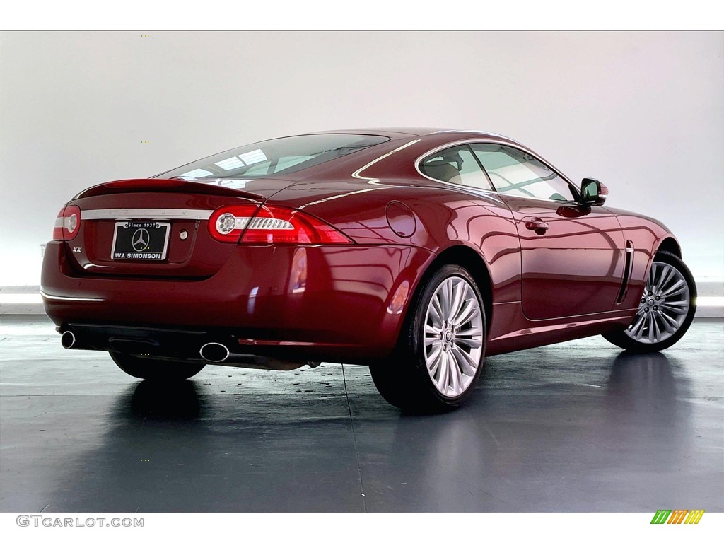 Claret Red Metallic 2010 Jaguar XK XK Coupe Exterior Photo #146253030