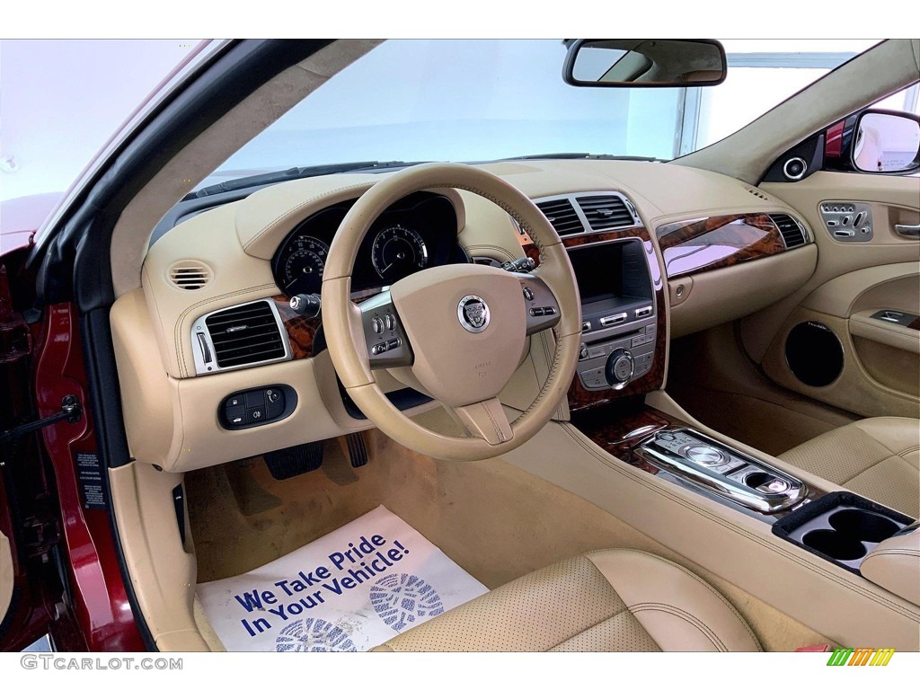 Caramel Interior 2010 Jaguar XK XK Coupe Photo #146253054