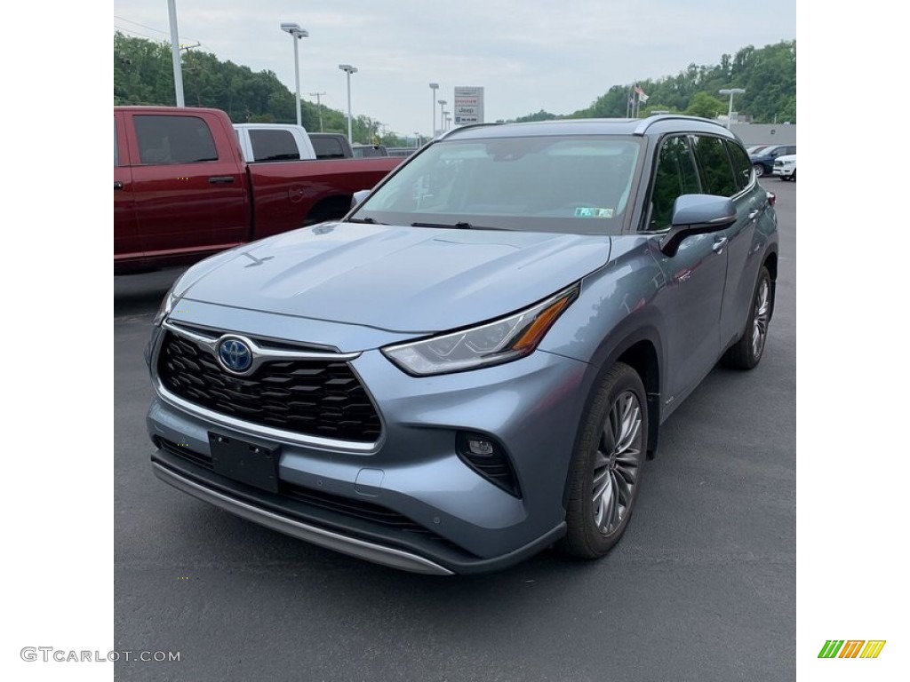 2020 Highlander Hybrid Platinum AWD - Moon Dust / Black photo #1