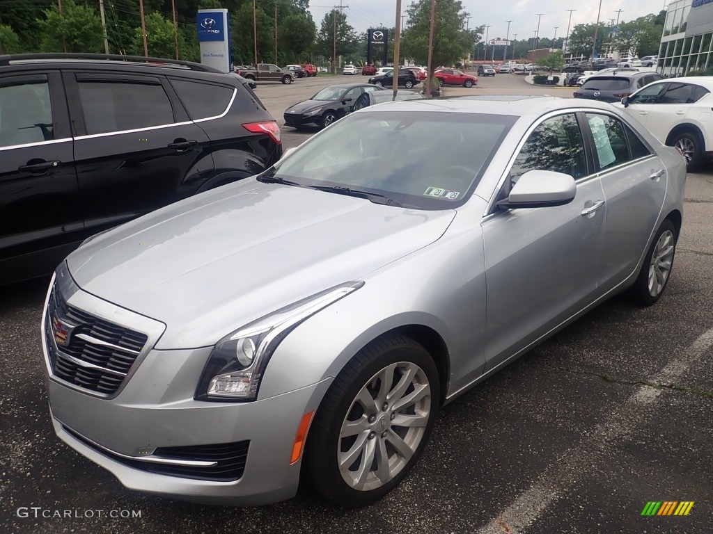 Radiant Silver Metallic 2018 Cadillac ATS AWD Exterior Photo #146253501