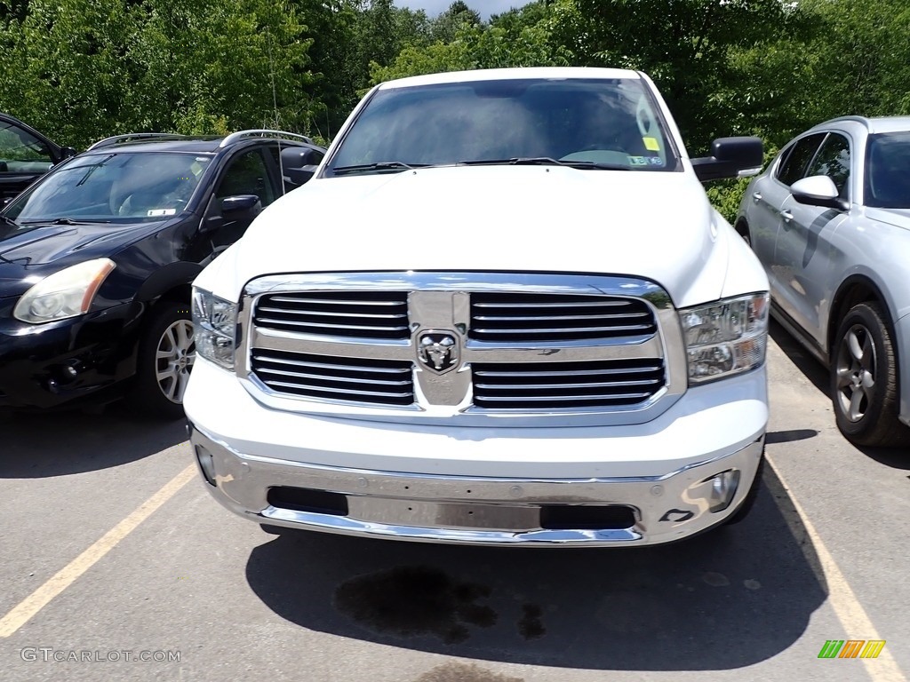 2018 1500 Big Horn Quad Cab 4x4 - Bright White / Black/Diesel Gray photo #2