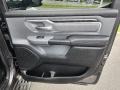 Black/Diesel Gray 2020 Ram 1500 Big Horn Crew Cab 4x4 Door Panel