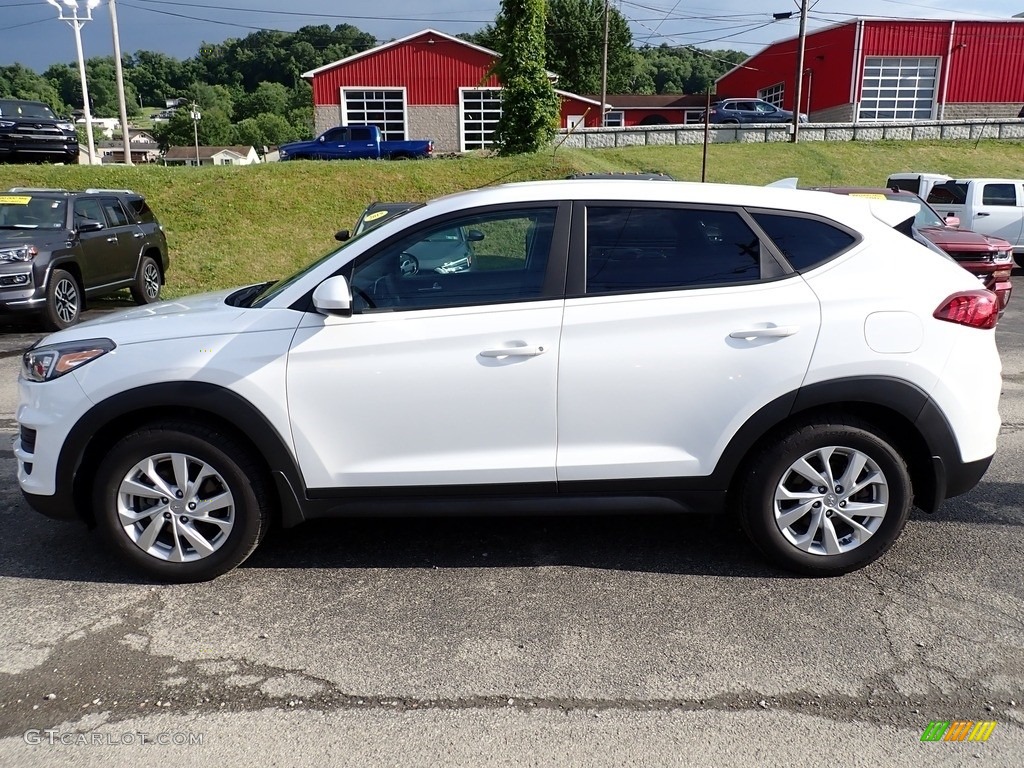 2020 Tucson SE AWD - Winter White / Gray photo #2