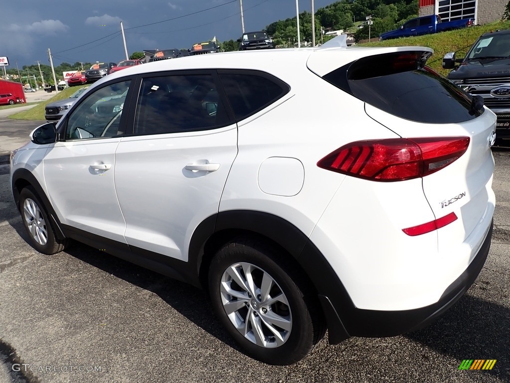 2020 Tucson SE AWD - Winter White / Gray photo #3