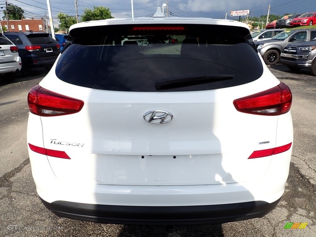 2020 Tucson SE AWD - Winter White / Gray photo #4