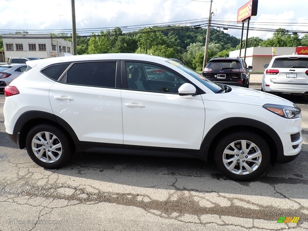 2020 Tucson SE AWD - Winter White / Gray photo #7