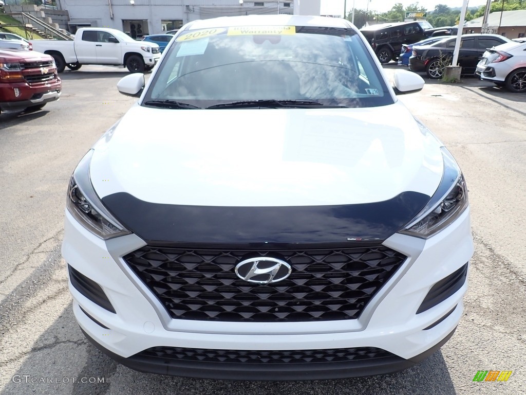 2020 Tucson SE AWD - Winter White / Gray photo #9