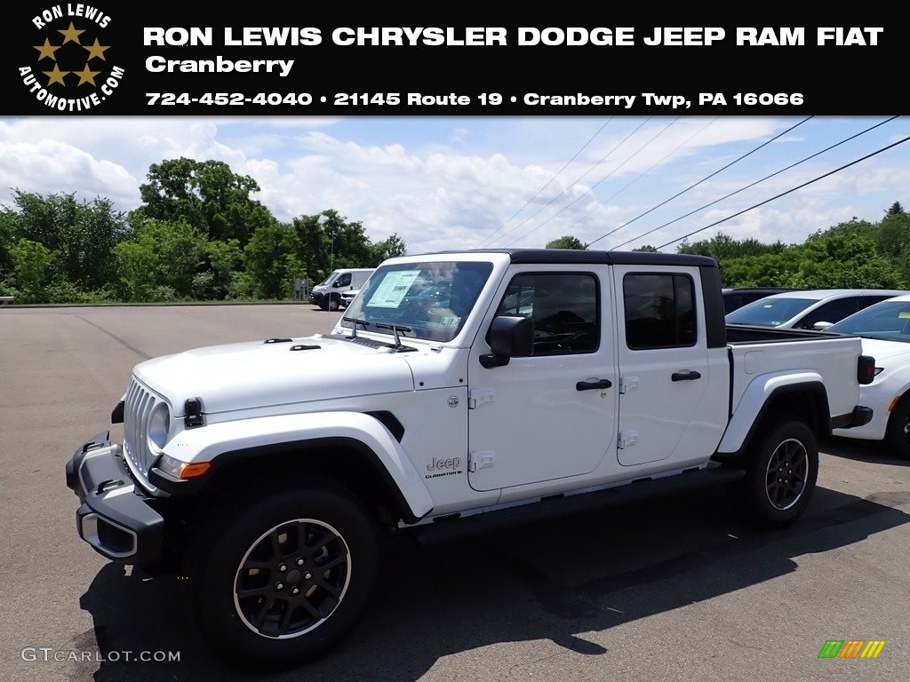 2023 Gladiator Overland 4x4 - Bright White / Black photo #1