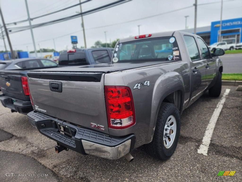 2013 Sierra 1500 Regular Cab 4x4 - Steel Gray Metallic / Dark Titanium photo #3