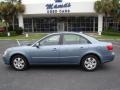 2009 Medium Silver Blue Hyundai Sonata GLS  photo #31