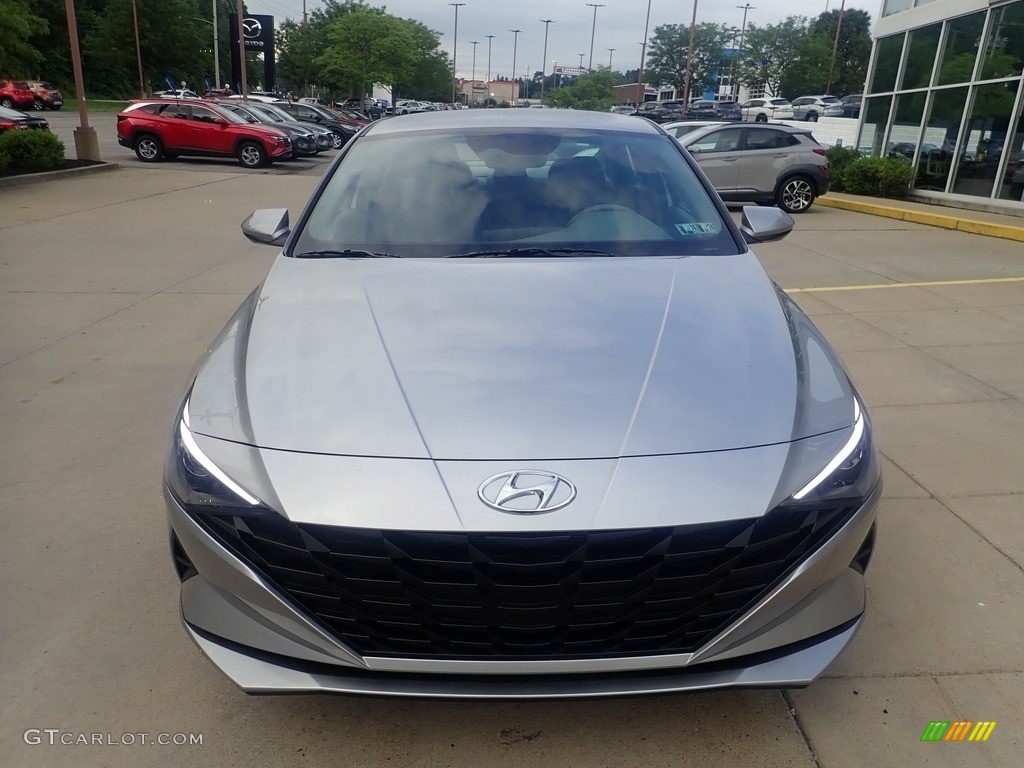 2023 Elantra SEL - Shimmering Silver Pearl / Medium Gray photo #8