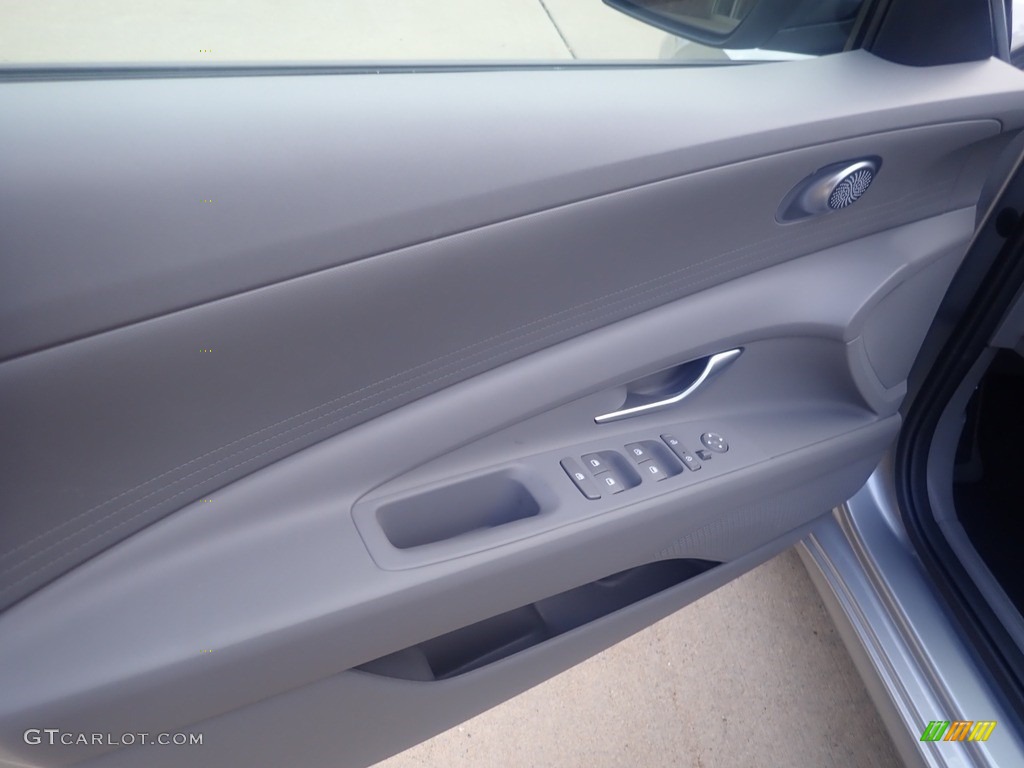 2023 Elantra SEL - Shimmering Silver Pearl / Medium Gray photo #14