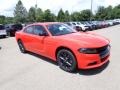 2023 Go Mango Dodge Charger SXT AWD Blacktop  photo #7