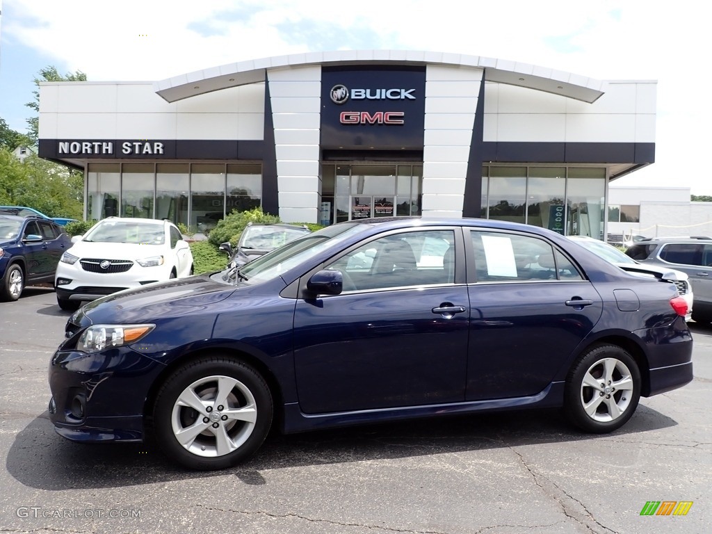 2013 Corolla S - Nautical Blue Metallic / Dark Charcoal photo #1