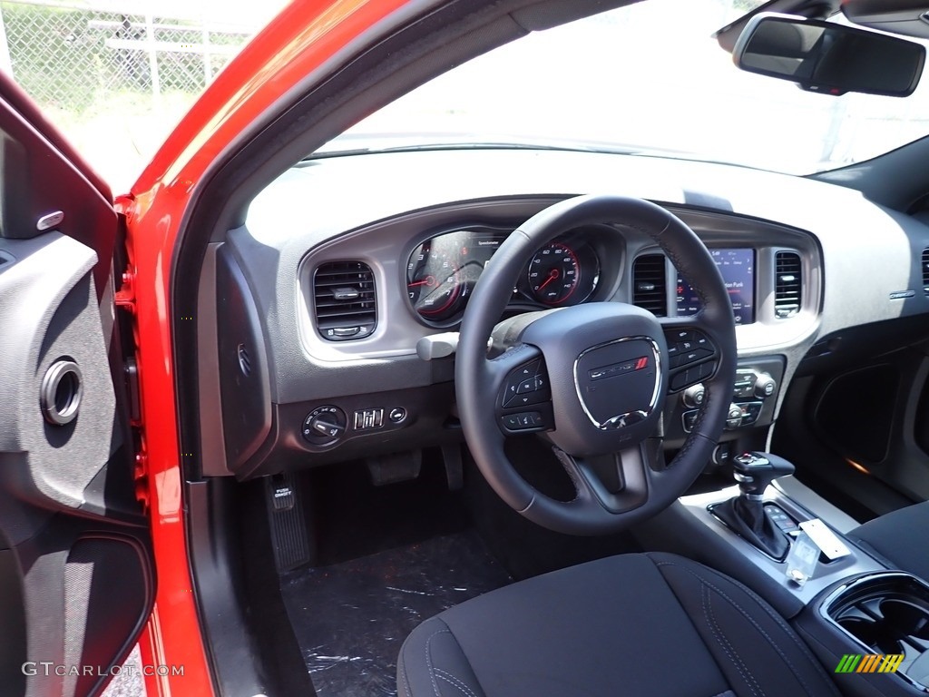 2023 Charger SXT AWD Blacktop - Go Mango / Black photo #14