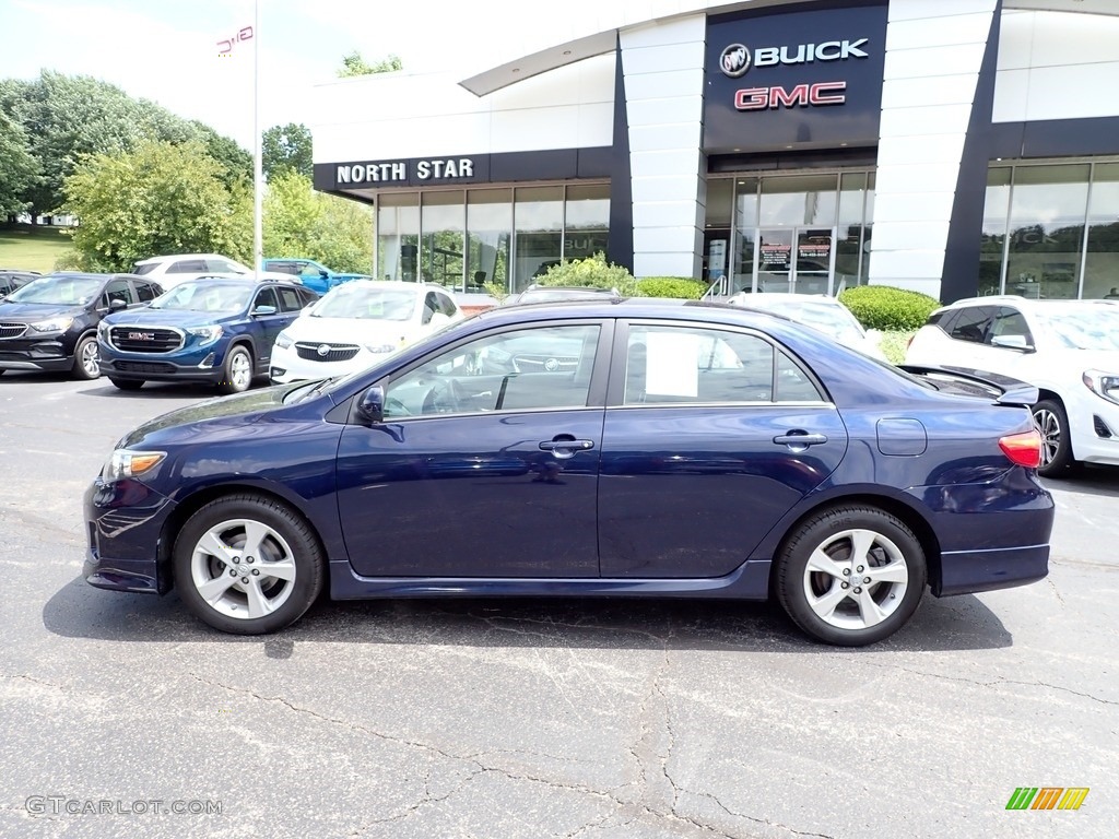 2013 Corolla S - Nautical Blue Metallic / Dark Charcoal photo #2