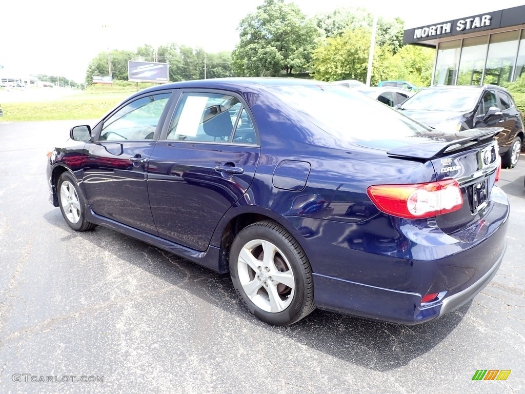 2013 Corolla S - Nautical Blue Metallic / Dark Charcoal photo #3