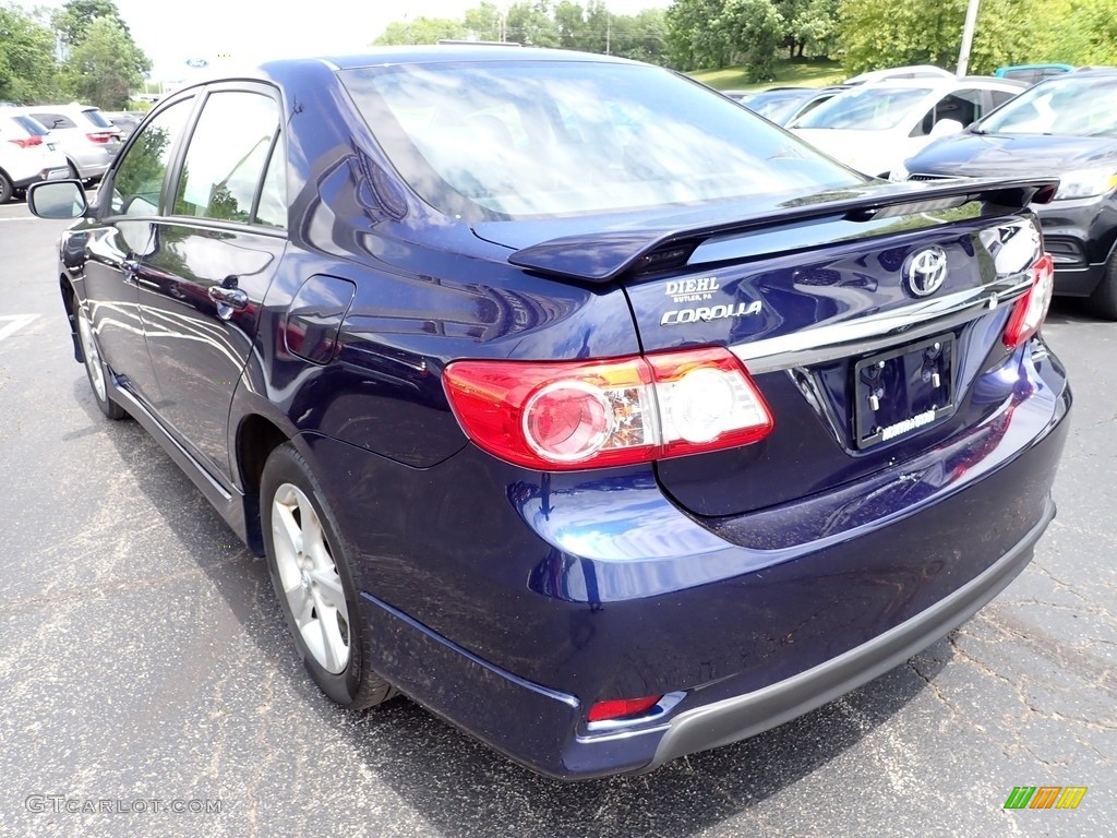 2013 Corolla S - Nautical Blue Metallic / Dark Charcoal photo #4