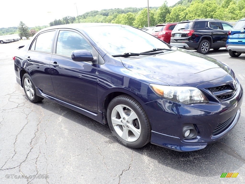 2013 Corolla S - Nautical Blue Metallic / Dark Charcoal photo #9