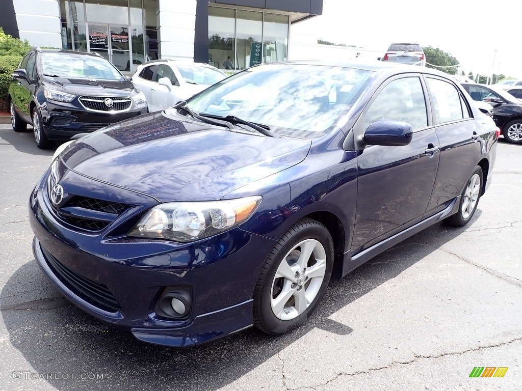 2013 Corolla S - Nautical Blue Metallic / Dark Charcoal photo #12