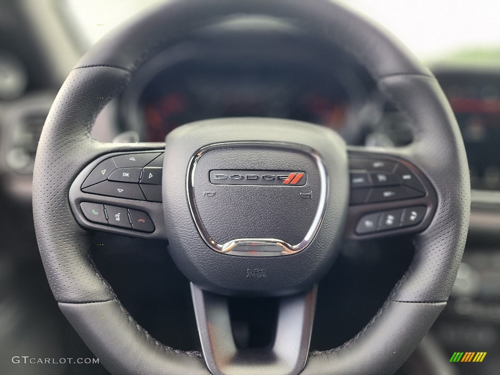 2023 Dodge Durango R/T AWD Black Steering Wheel Photo #146255967