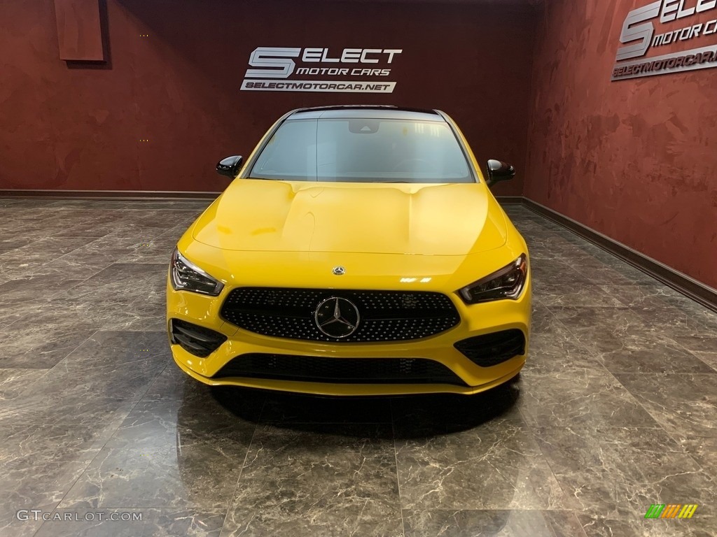 2020 CLA 250 Coupe - Sun Yellow / Black photo #2