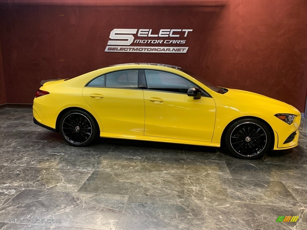 2020 CLA 250 Coupe - Sun Yellow / Black photo #4